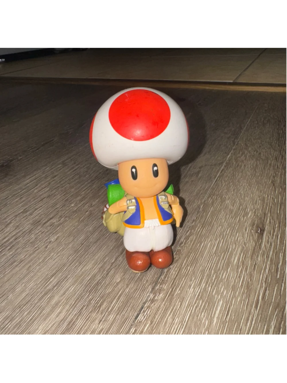 Nintendo Super Mario Bros Movie Camping Toad With Backpack Action Figure